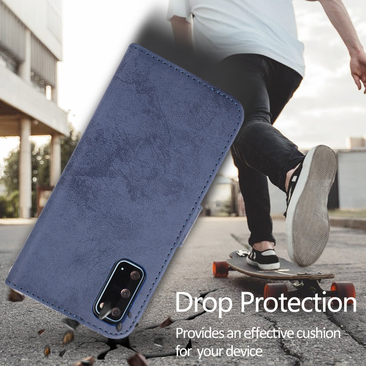 For Samsung Galaxy S20 Retro 2 in 1 Detachable Magnetic Horizontal Flip TPU + PU Leather Case with Holder & Card Slots & Photo Frame & Wallet