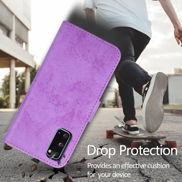For Samsung Galaxy S20 Retro 2 in 1 Detachable Magnetic Horizontal Flip TPU + PU Leather Case with Holder & Card Slots & Photo Frame & Wallet