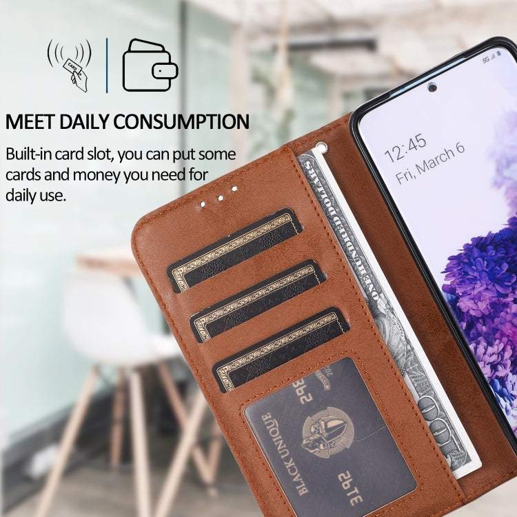 For Samsung Galaxy S20 Retro 2 in 1 Detachable Magnetic Horizontal Flip TPU + PU Leather Case with Holder & Card Slots & Photo Frame & Wallet