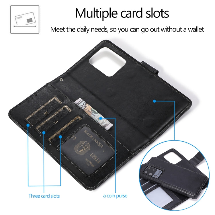 For Samsung Galaxy S20+ Retro 2 in 1 Detachable Magnetic Horizontal Flip TPU + PU Leather Case with Holder & Card Slots & Photo Frame & Wallet