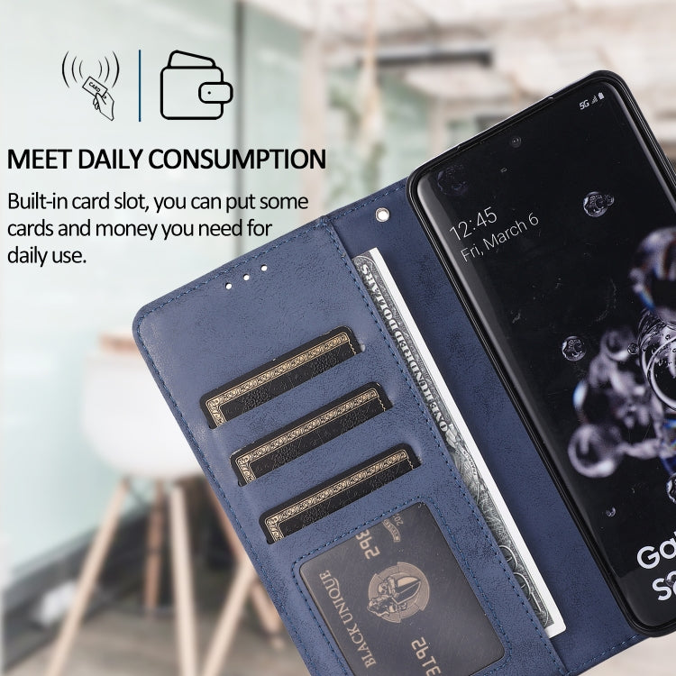 For Samsung Galaxy S20+ Retro 2 in 1 Detachable Magnetic Horizontal Flip TPU + PU Leather Case with Holder & Card Slots & Photo Frame & Wallet