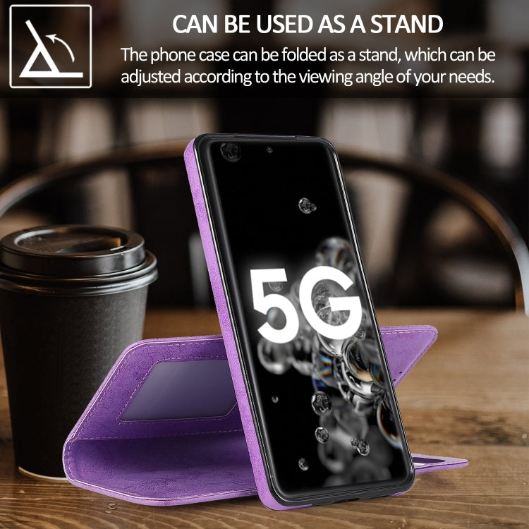 For Samsung Galaxy S20+ Retro 2 in 1 Detachable Magnetic Horizontal Flip TPU + PU Leather Case with Holder & Card Slots & Photo Frame & Wallet