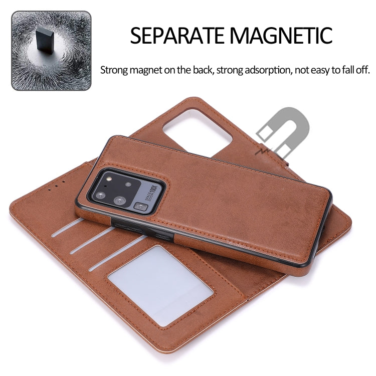 For Samsung Galaxy S20+ Retro 2 in 1 Detachable Magnetic Horizontal Flip TPU + PU Leather Case with Holder & Card Slots & Photo Frame & Wallet