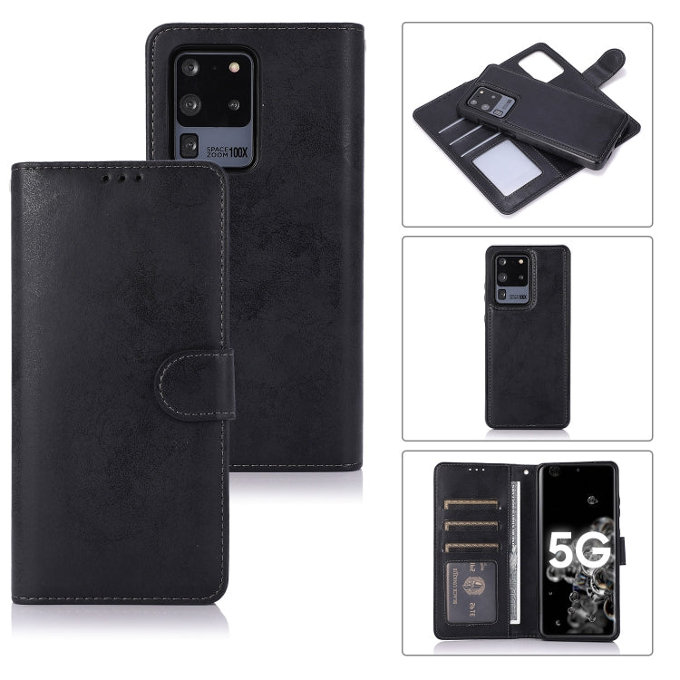 For Samsung Galaxy S20 Ultra Retro 2 in 1 Detachable Magnetic Horizontal Flip TPU + PU Leather Case with Holder & Card Slots & Photo Frame & Wallet