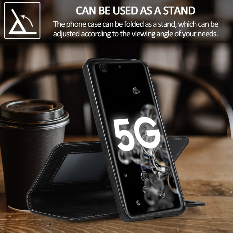 For Samsung Galaxy S20 Ultra Retro 2 in 1 Detachable Magnetic Horizontal Flip TPU + PU Leather Case with Holder & Card Slots & Photo Frame & Wallet