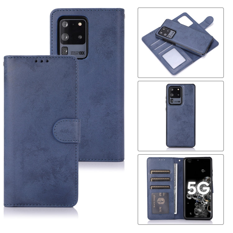For Samsung Galaxy S20 Ultra Retro 2 in 1 Detachable Magnetic Horizontal Flip TPU + PU Leather Case with Holder & Card Slots & Photo Frame & Wallet