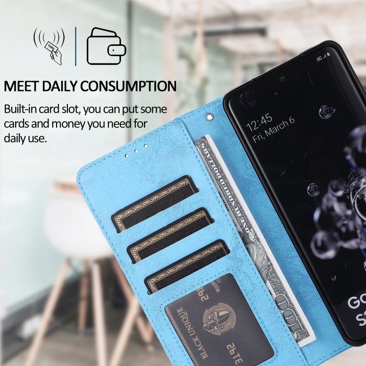 For Samsung Galaxy S20 Ultra Retro 2 in 1 Detachable Magnetic Horizontal Flip TPU + PU Leather Case with Holder & Card Slots & Photo Frame & Wallet