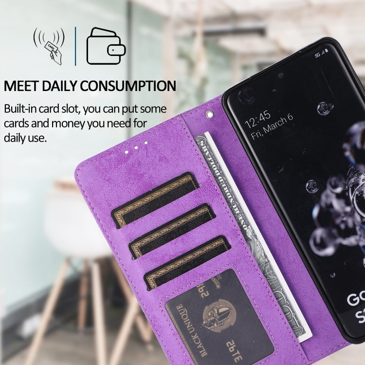 For Samsung Galaxy S20 Ultra Retro 2 in 1 Detachable Magnetic Horizontal Flip TPU + PU Leather Case with Holder & Card Slots & Photo Frame & Wallet