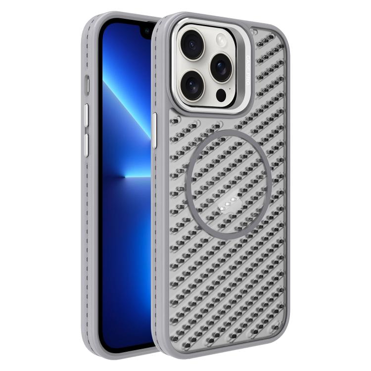 For iPhone 13 Pro O-Shape Hollow Cooling Lens Holder MagSafe Phone Case