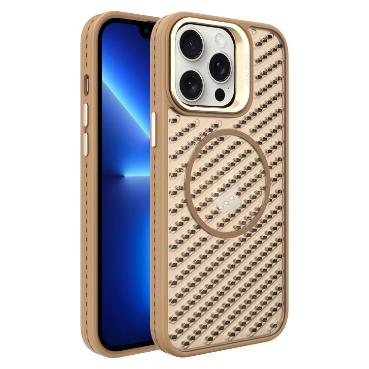 For iPhone 13 Pro O-Shape Hollow Cooling Lens Holder MagSafe Phone Case