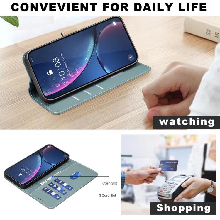 For Realme 15 Pro 5G Splicing Color Hollow Flower Pattern RFID Leather Phone Case