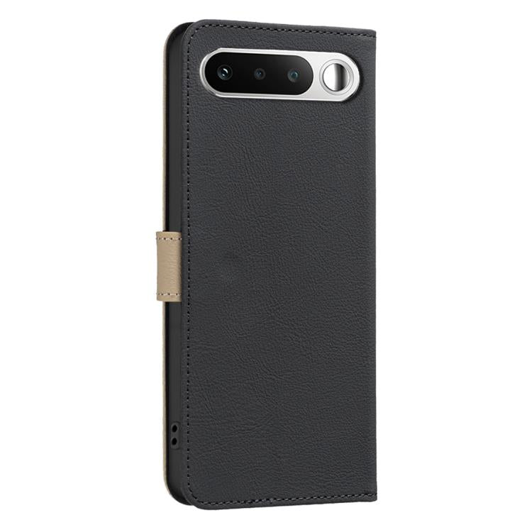 For Realme 16 5G Splicing Color Hollow Flower Pattern RFID Leather Phone Case
