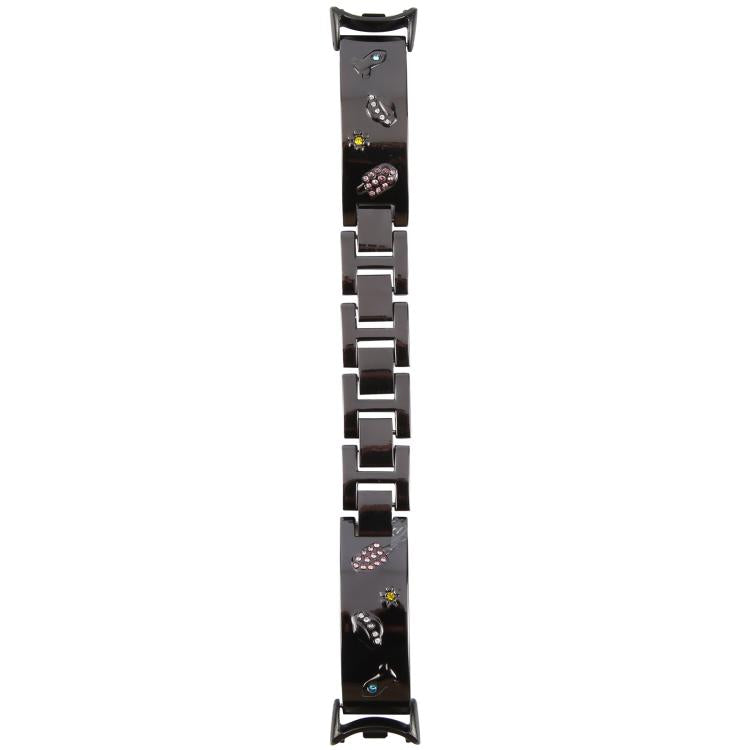 For Xiaomi Smart Band 9 / 8 Diamond Quick Release Chain Bracelet Metal Watch Band
