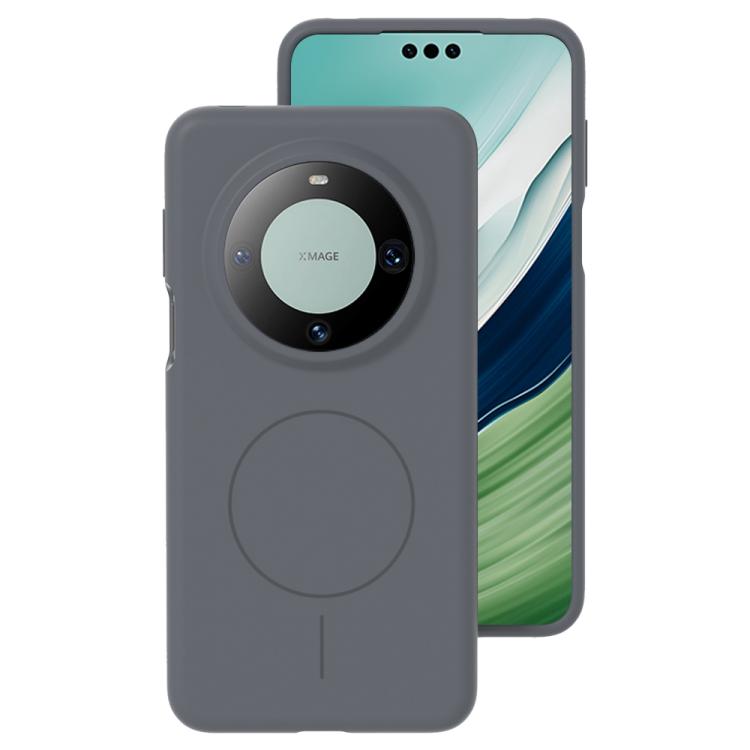 For Huawei Mate 60 Pro / 60 Pro+ Liquid Silicone Thin Circle MagSafe Phone Case