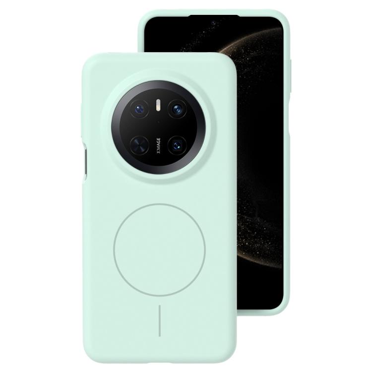 For Huawei Mate 70 Liquid Silicone Thin Circle MagSafe Phone Case