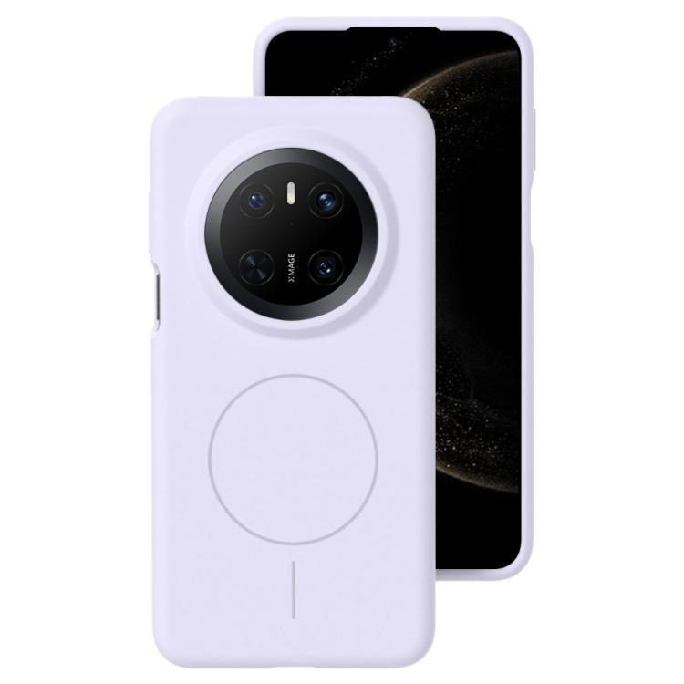 For Huawei Mate 70 Liquid Silicone Thin Circle MagSafe Phone Case