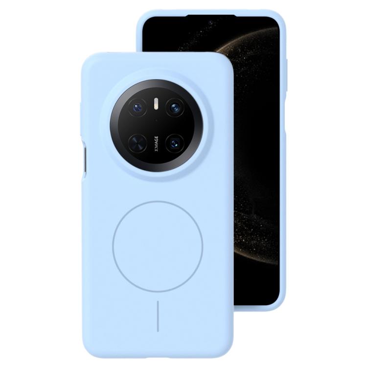 For Huawei Mate 70 Liquid Silicone Thin Circle MagSafe Phone Case