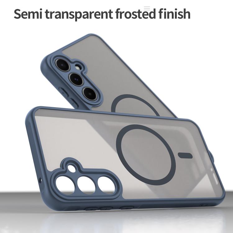For Samsung Galaxy A55 5G Fan Dun Series TPU Hybrid PC Frosted Magsafe Phone Case