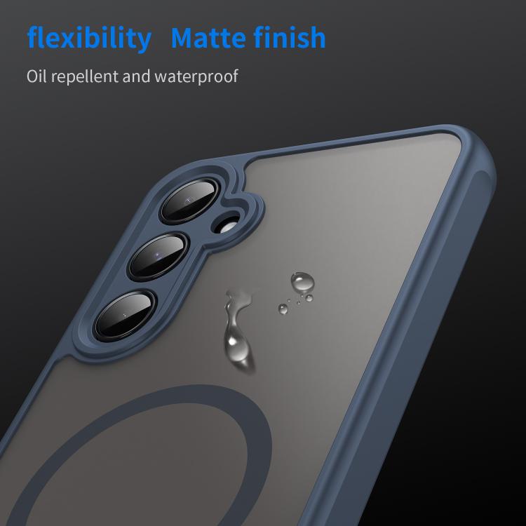 For Samsung Galaxy A55 5G Fan Dun Series TPU Hybrid PC Frosted Magsafe Phone Case