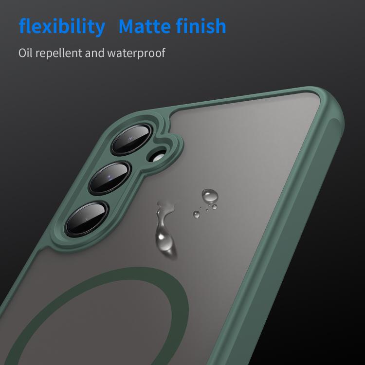 For Samsung Galaxy A55 5G Fan Dun Series TPU Hybrid PC Frosted Magsafe Phone Case