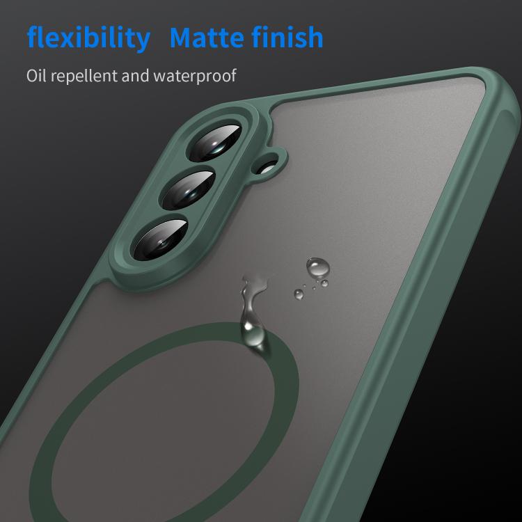 For Samsung Galaxy A56 5G Fan Dun Series TPU Hybrid PC Frosted Magsafe Phone Case