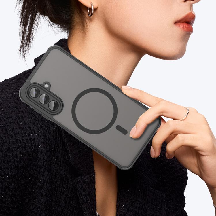 For Samsung Galaxy A17 5G Fan Dun Series TPU Hybrid PC Frosted Magsafe Phone Case