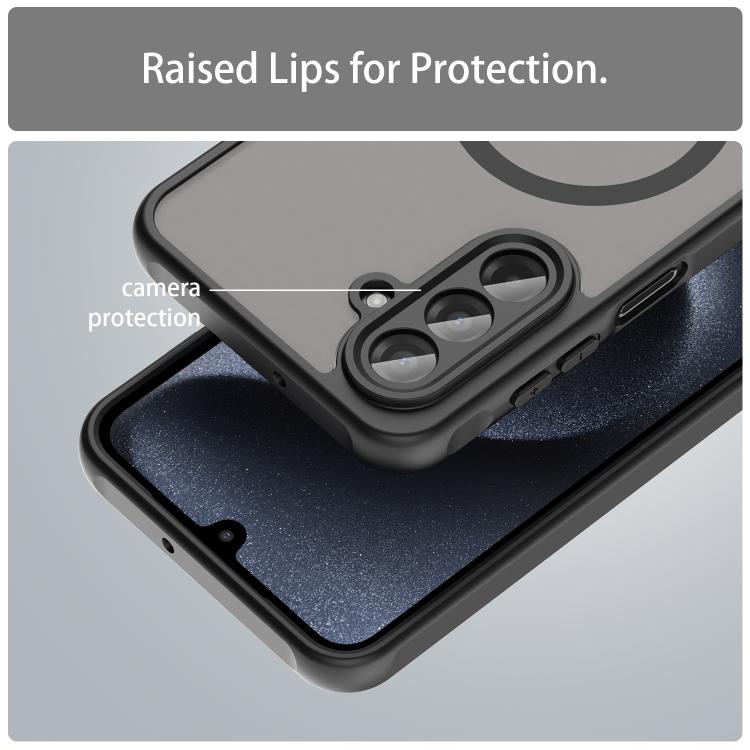For Samsung Galaxy A17 5G Fan Dun Series TPU Hybrid PC Frosted Magsafe Phone Case