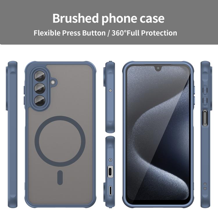 For Samsung Galaxy A17 5G Fan Dun Series TPU Hybrid PC Frosted Magsafe Phone Case