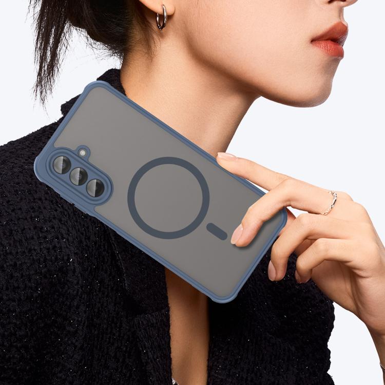 For Samsung Galaxy A17 5G Fan Dun Series TPU Hybrid PC Frosted Magsafe Phone Case
