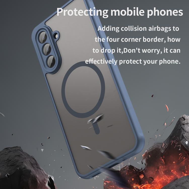 For Samsung Galaxy A17 5G Fan Dun Series TPU Hybrid PC Frosted Magsafe Phone Case