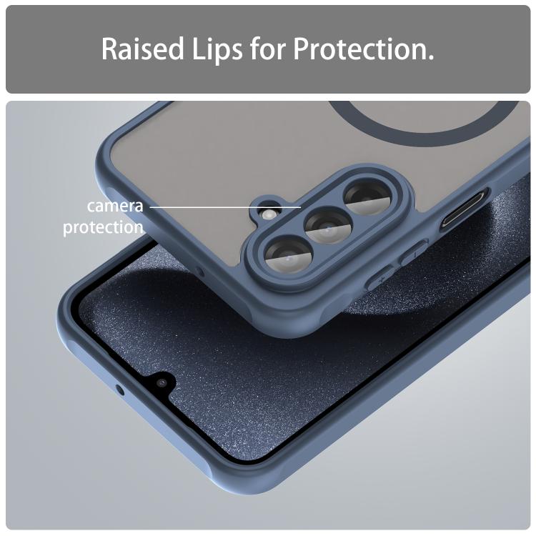 For Samsung Galaxy A17 5G Fan Dun Series TPU Hybrid PC Frosted Magsafe Phone Case