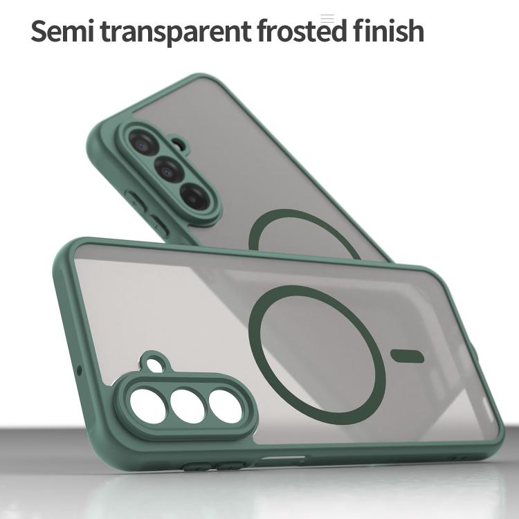 For Samsung Galaxy A17 5G Fan Dun Series TPU Hybrid PC Frosted Magsafe Phone Case