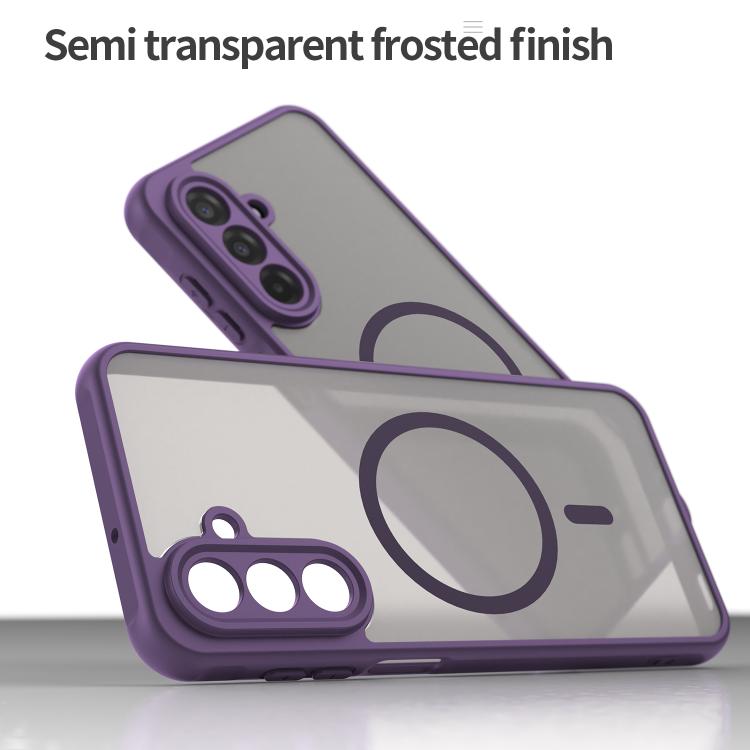 For Samsung Galaxy A17 5G Fan Dun Series TPU Hybrid PC Frosted Magsafe Phone Case