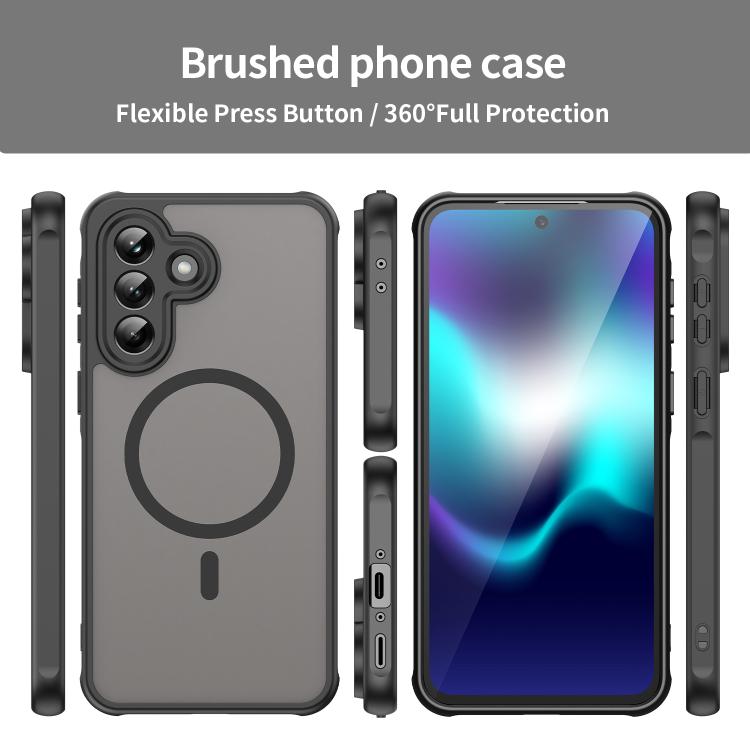 For Samsung Galaxy A37 5G Fan Dun Series TPU Hybrid PC Frosted Magsafe Phone Case