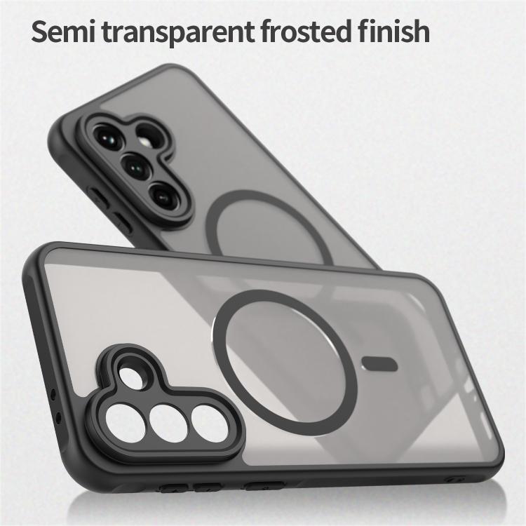 For Samsung Galaxy A37 5G Fan Dun Series TPU Hybrid PC Frosted Magsafe Phone Case