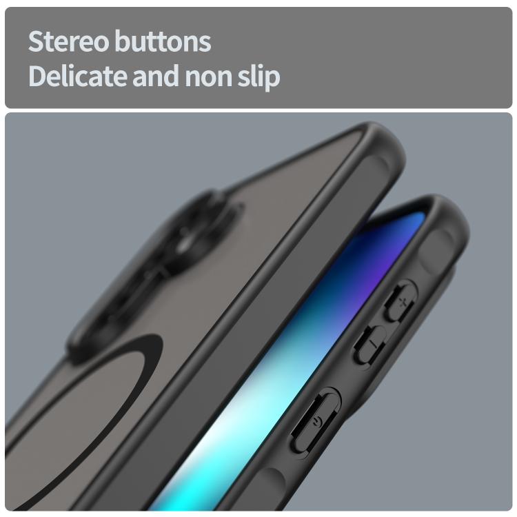 For Samsung Galaxy A37 5G Fan Dun Series TPU Hybrid PC Frosted Magsafe Phone Case