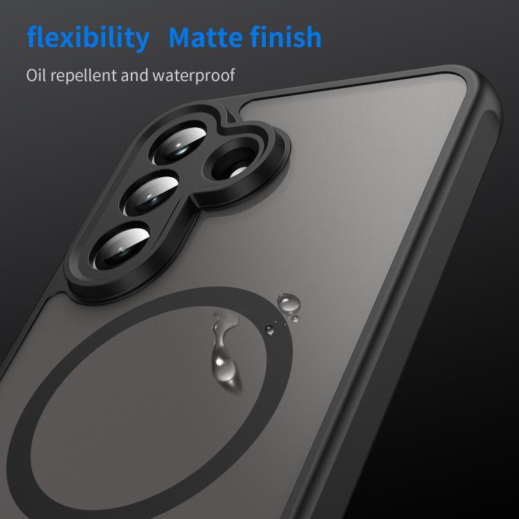 For Samsung Galaxy A37 5G Fan Dun Series TPU Hybrid PC Frosted Magsafe Phone Case