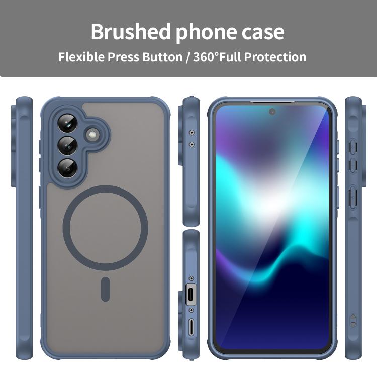 For Samsung Galaxy A37 5G Fan Dun Series TPU Hybrid PC Frosted Magsafe Phone Case