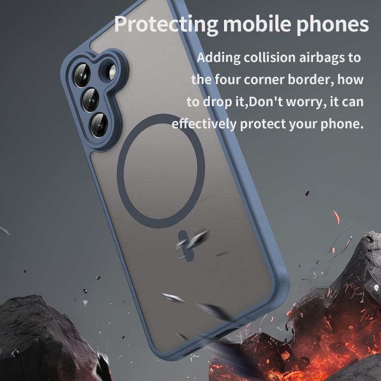 For Samsung Galaxy A37 5G Fan Dun Series TPU Hybrid PC Frosted Magsafe Phone Case