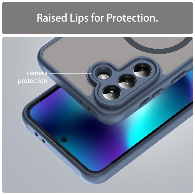 For Samsung Galaxy A37 5G Fan Dun Series TPU Hybrid PC Frosted Magsafe Phone Case