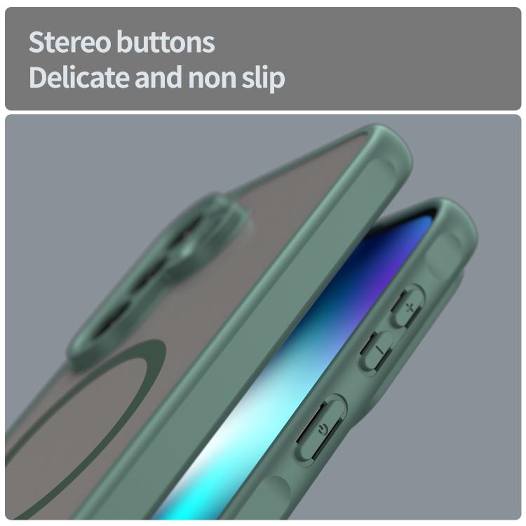 For Samsung Galaxy A37 5G Fan Dun Series TPU Hybrid PC Frosted Magsafe Phone Case