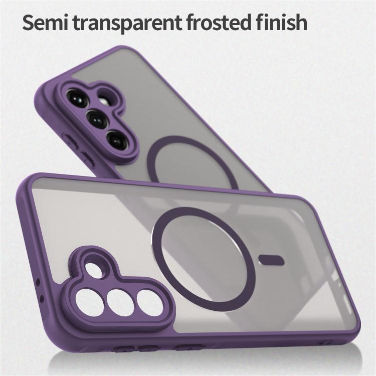 For Samsung Galaxy A37 5G Fan Dun Series TPU Hybrid PC Frosted Magsafe Phone Case