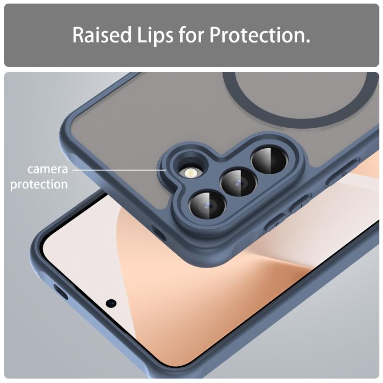 For Samsung Galaxy A57 5G Fan Dun Series TPU Hybrid PC Frosted Magsafe Phone Case