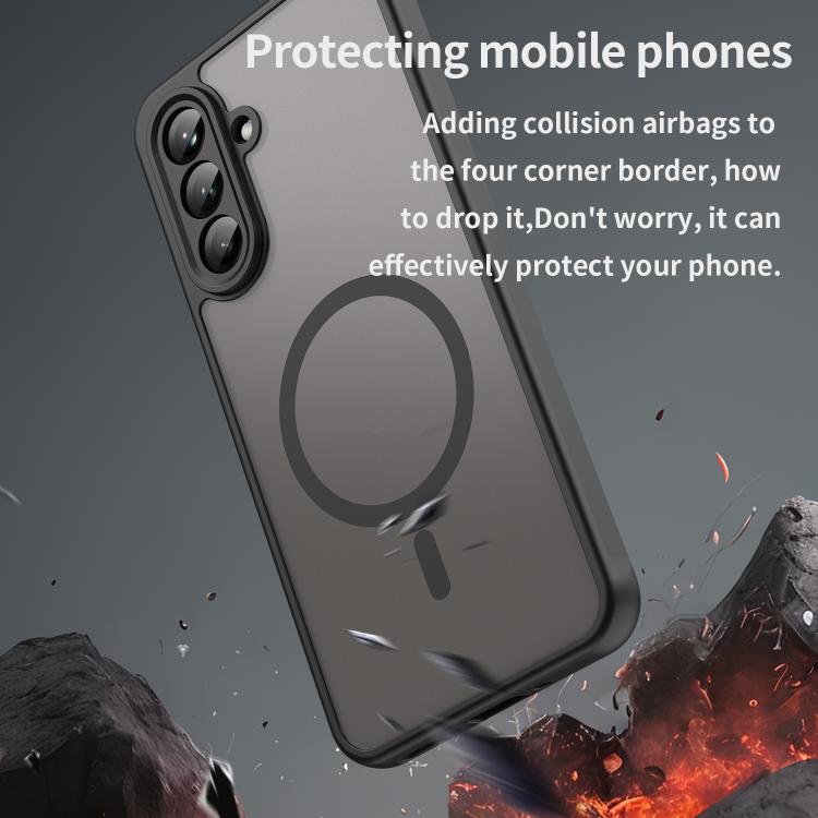 For Samsung Galaxy A26 5G Fan Dun Series TPU Hybrid PC Frosted Magsafe Phone Case