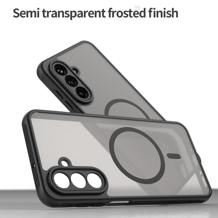 For Samsung Galaxy A26 5G Fan Dun Series TPU Hybrid PC Frosted Magsafe Phone Case
