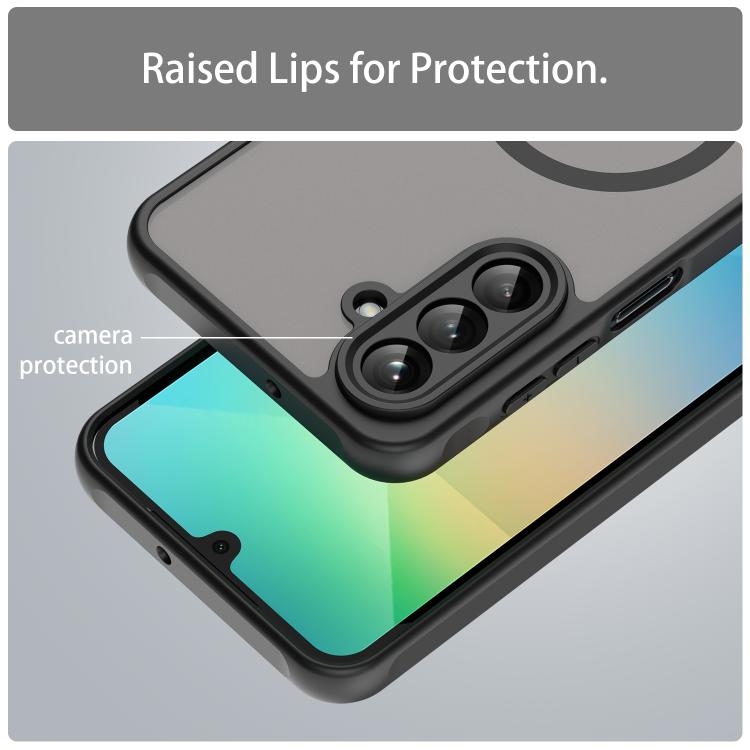 For Samsung Galaxy A26 5G Fan Dun Series TPU Hybrid PC Frosted Magsafe Phone Case