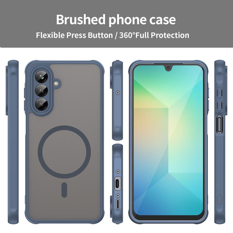 For Samsung Galaxy A26 5G Fan Dun Series TPU Hybrid PC Frosted Magsafe Phone Case