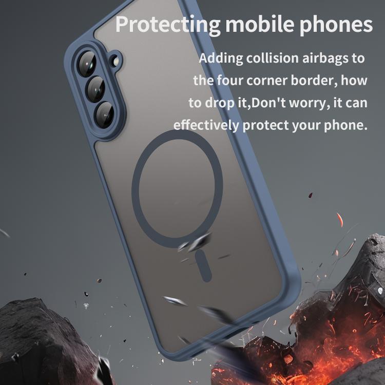 For Samsung Galaxy A26 5G Fan Dun Series TPU Hybrid PC Frosted Magsafe Phone Case