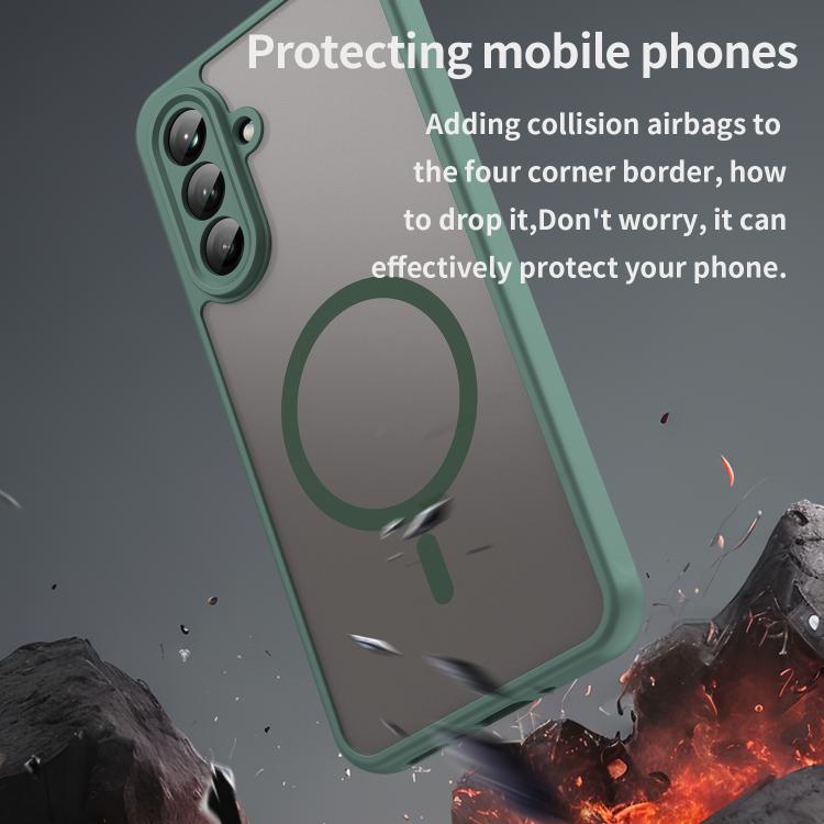 For Samsung Galaxy A26 5G Fan Dun Series TPU Hybrid PC Frosted Magsafe Phone Case