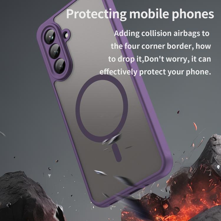 For Samsung Galaxy A26 5G Fan Dun Series TPU Hybrid PC Frosted Magsafe Phone Case